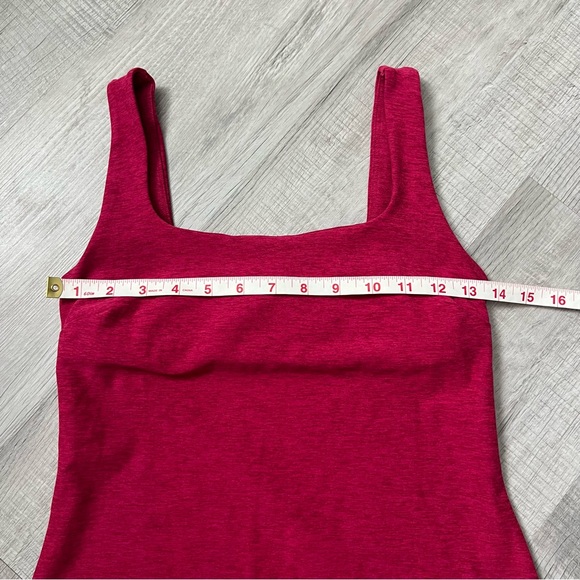 BEYOND YOGA Spacedye Icon Midi Dress dragonfruit sangria pink Magenta Size Small - Picture 11 of 12